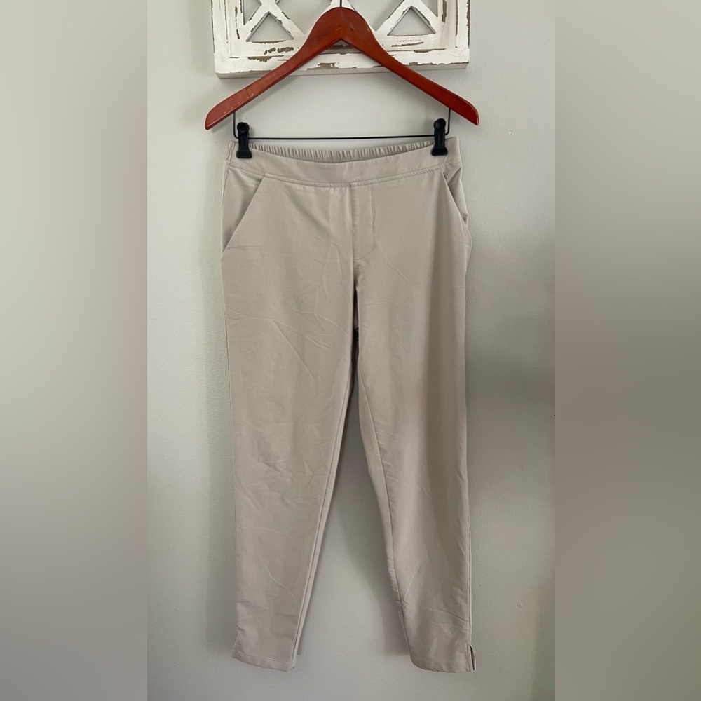 Coolibar Navona City Pants SPF 50+ Light Beige Lightweight Outdoor Beach Size XS